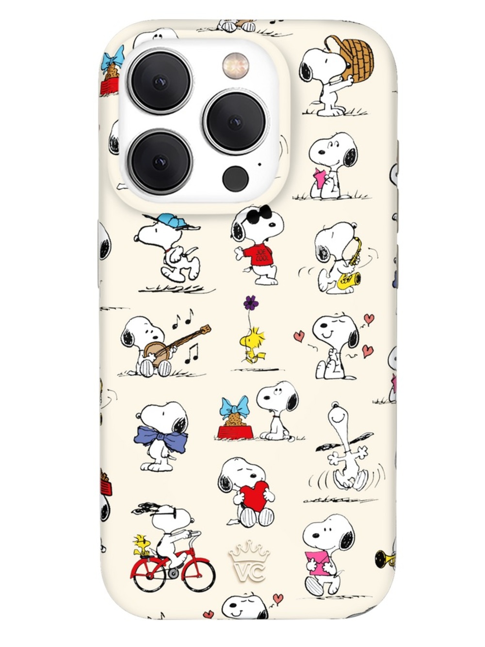 iPhone 15 pro Velvet Caviar Case, “Snoopy Moods”, MagSafe, see photos